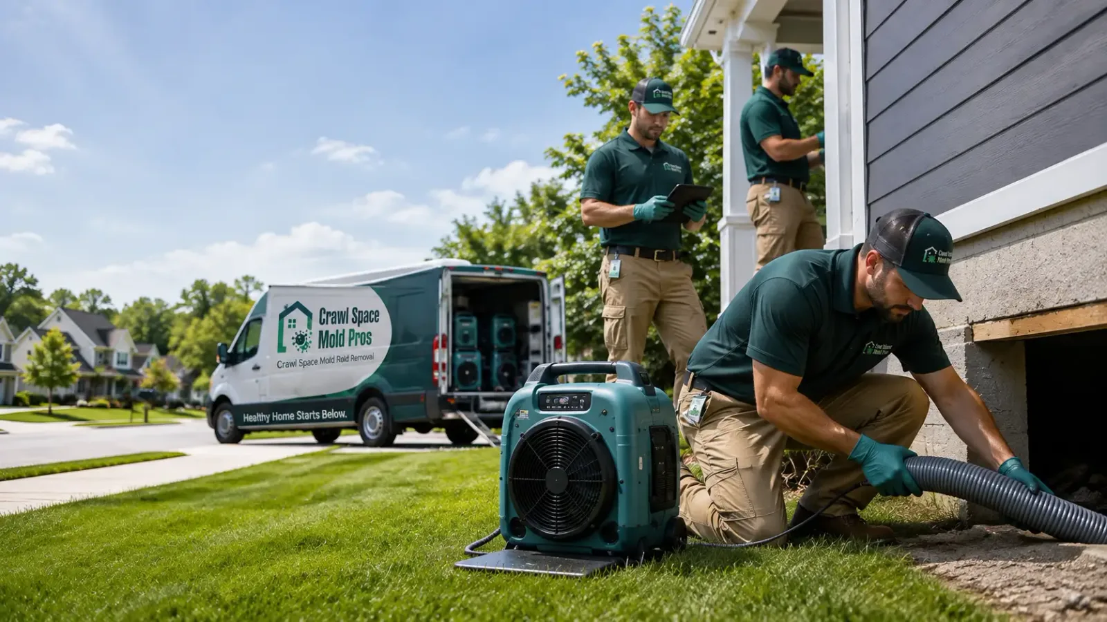 Crawl Space Mold Removal in Rutland, OH